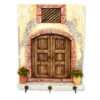 Double-leaf Door in Santorini - Wall key holder