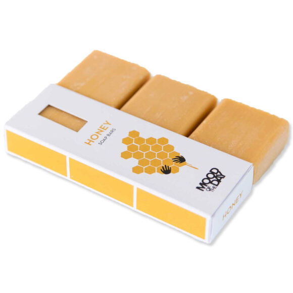 Mood Of The Day (Honey) - Olive oil soaps (box of 3)