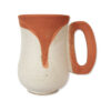 Curvy (Salmon) - Stoneware mug