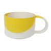 Happy (Yellow) - Stoneware mug