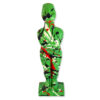 Green Painter - Artistic Cycladic figurine