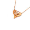 Heart-shaped Penguin (Rose Gold) - Necklace