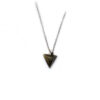 Pyramid (Small - Oxidized Black) - Necklace
