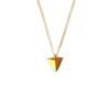 Pyramid (Small - Gold) - Necklace