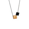 Cubes (Black & Rose Gold) - Necklace