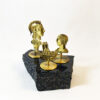 Athena & Delphi & Charioteer - Marble base with bronze element (Paperweight)