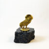 Owl - Marble base with bronze element (Paperweight)