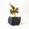 Pegasus - Marble base with bronze element (Paperweight)
