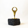 Horns of Consecration - Marble base with bronze element (Paperweight)