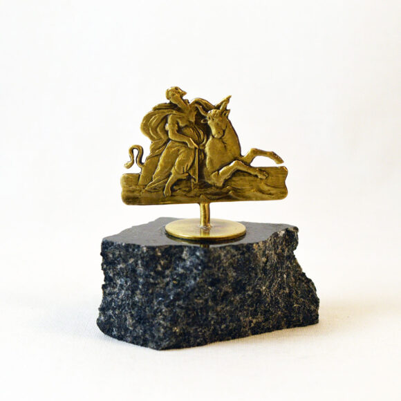 The Abduction of Europa - Marble base with bronze element (Paperweight)