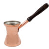Greek Coffee Pot with Wooden Handle (200ml) - Copper