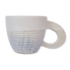 Striped (Grey) - Stoneware mug