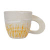 Striped (Orange) - Stoneware mug