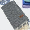 Charcoal - Cotton Towel (Pestemal)
