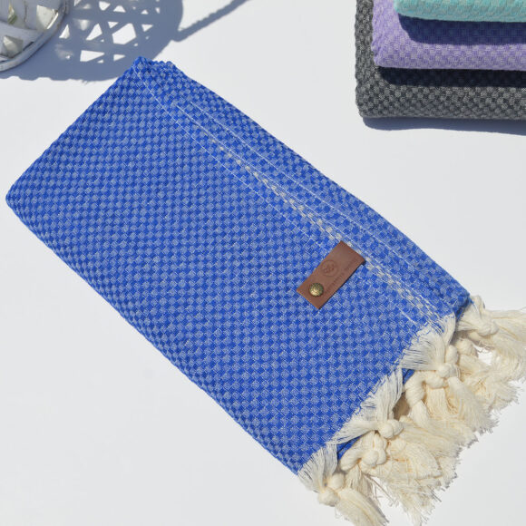 Blue - Cotton Towel (Pestemal)