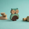Owl - Wooden Stacking Puzzle Figure Toy