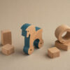 Trojan Horse (Blue) - Wooden Collectible Toy