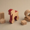 Trojan Horse (Red) - Wooden Collectible Toy