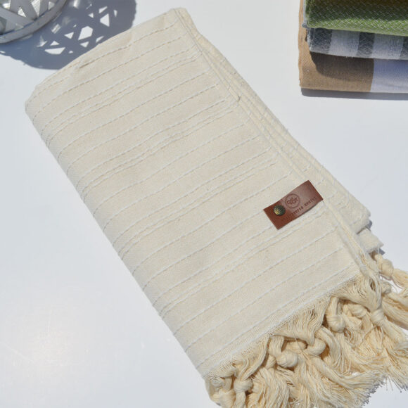 Ecru - Cotton Towel (Pestemal)