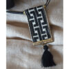 Boho Necklace (Black meander)