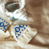 Boho Necklace (White & Blue)